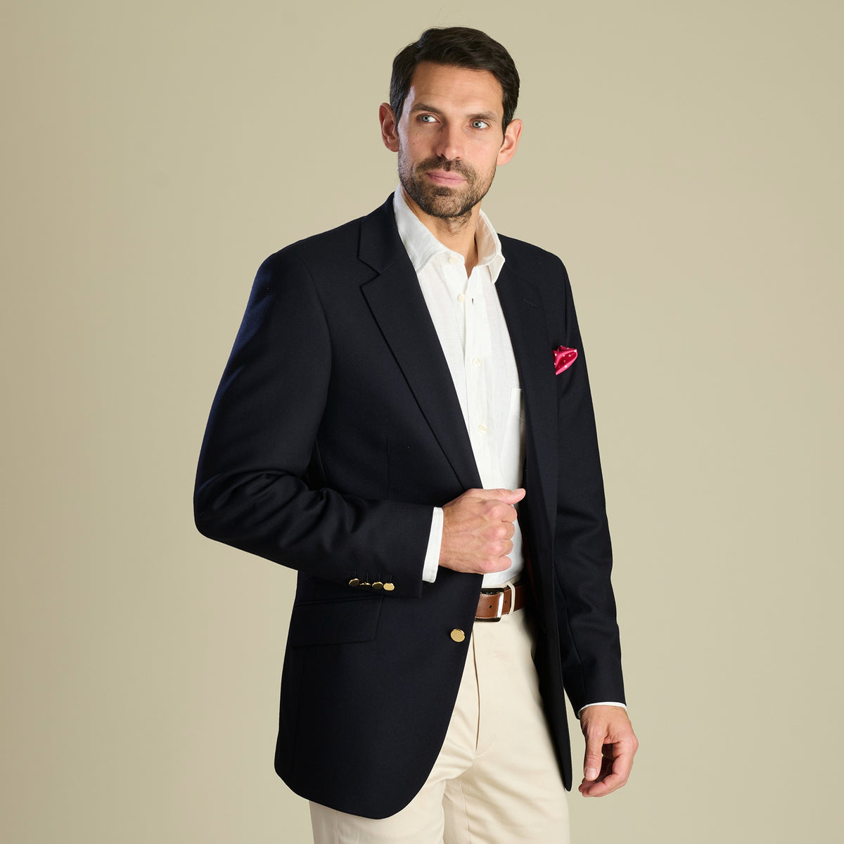 Single Breasted Classic Serge Blazer