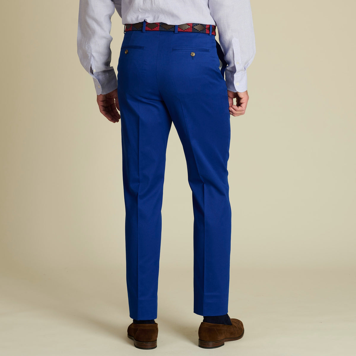 Royal Blue Lightweight Chino Trousers