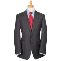 Grey 10oz Two Button Sharkskin Suit