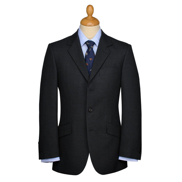 Charcoal Grey 14oz Birdseye Three Button Suit