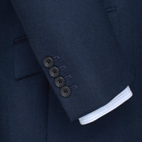 Navy 14oz Birdseye Three Button Suit