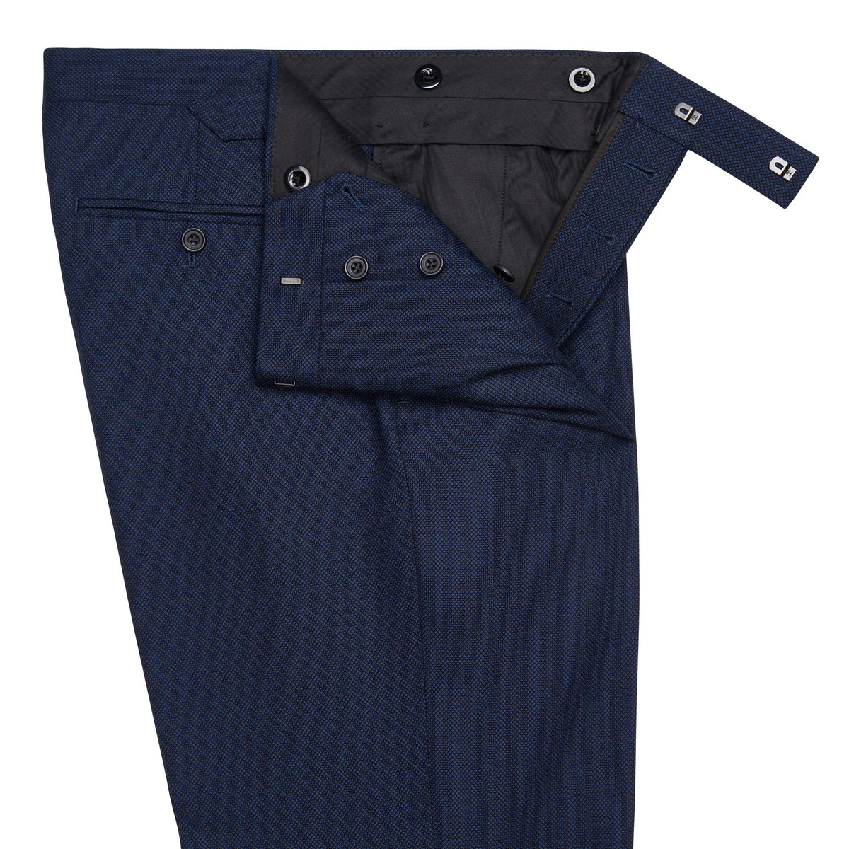 Navy 14oz Birdseye Three Button Suit