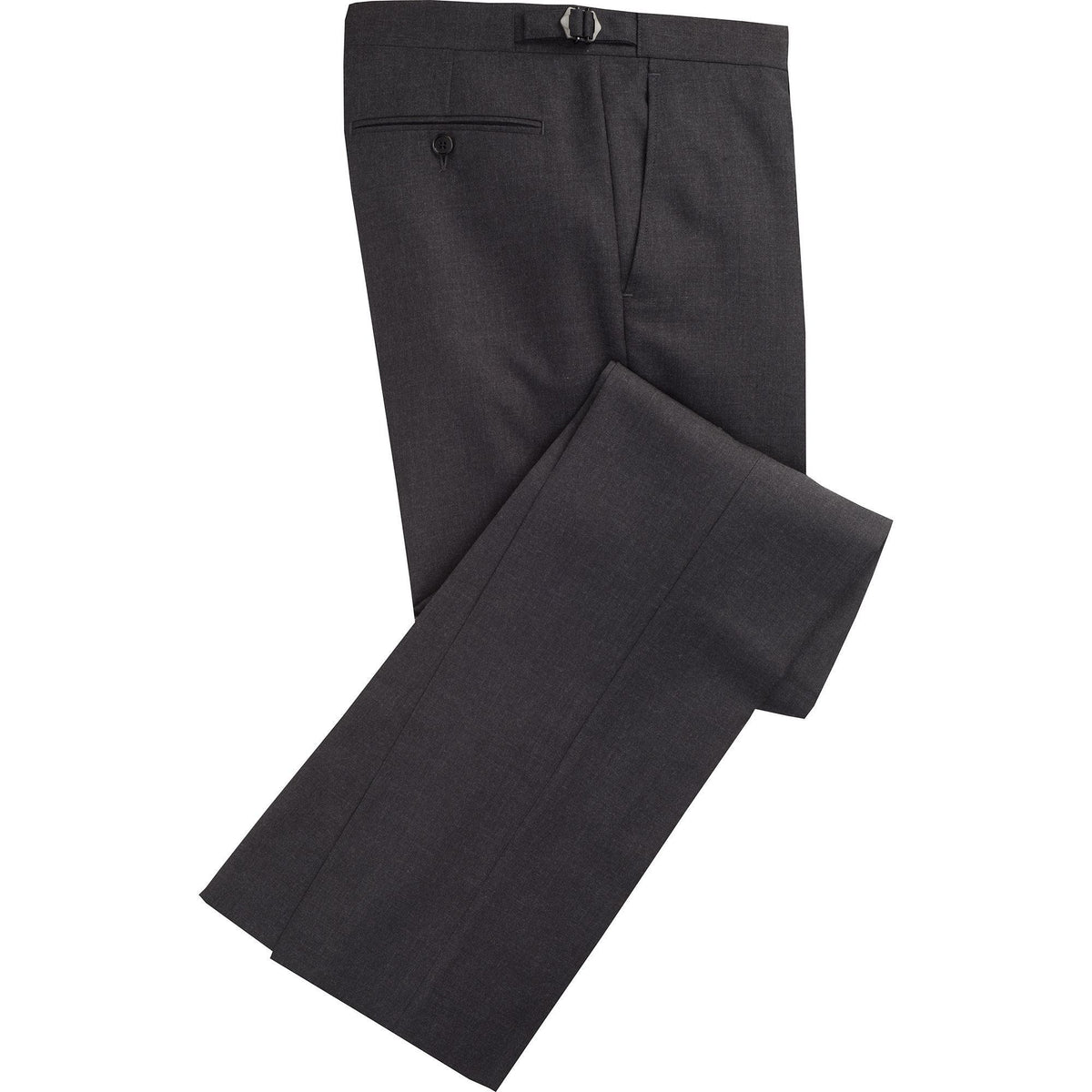 Grey 9oz Three Button Plain Weave Suit