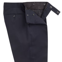 Navy 9oz Three Button Plain Weave Suit