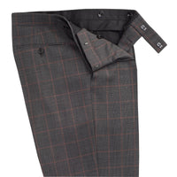 Grey 9oz Three Button Prince of Wales Suit