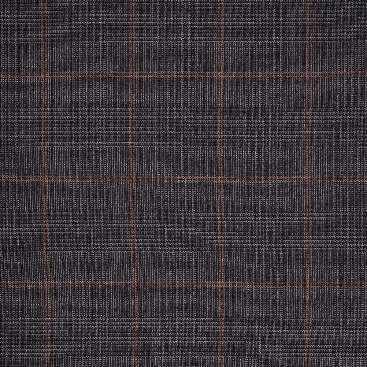 Grey 9oz Three Button Prince of Wales Suit