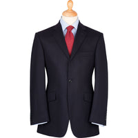 Navy 12oz Three Button Flannel Suit