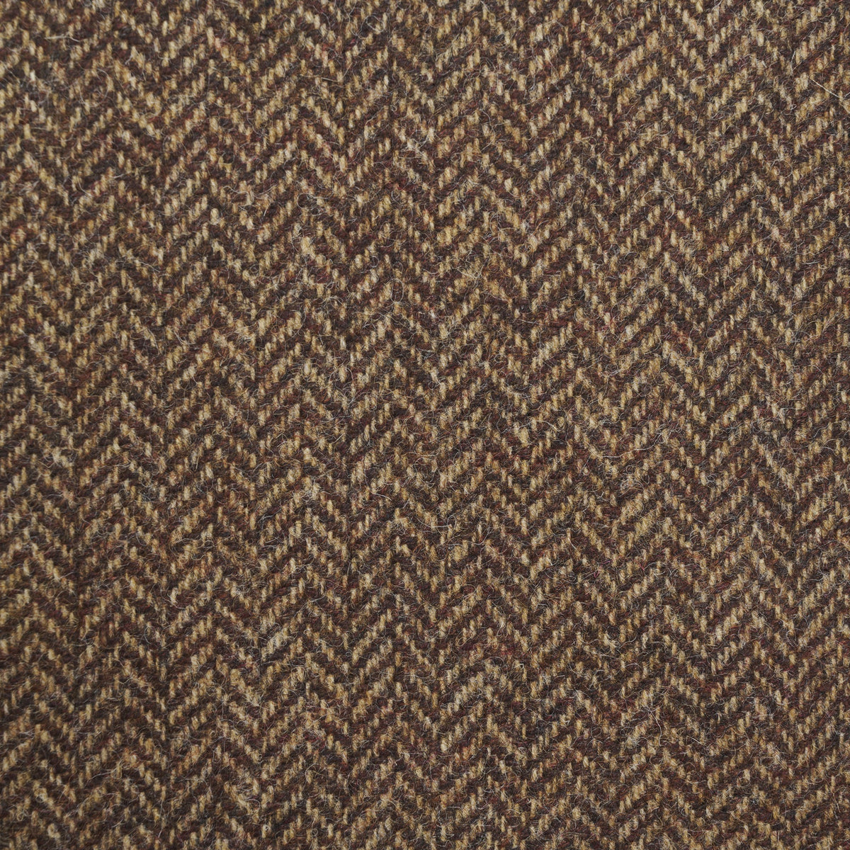 Brown Herringbone Tweed Suit