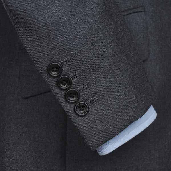 Grey 11oz Three Button Twill Suit