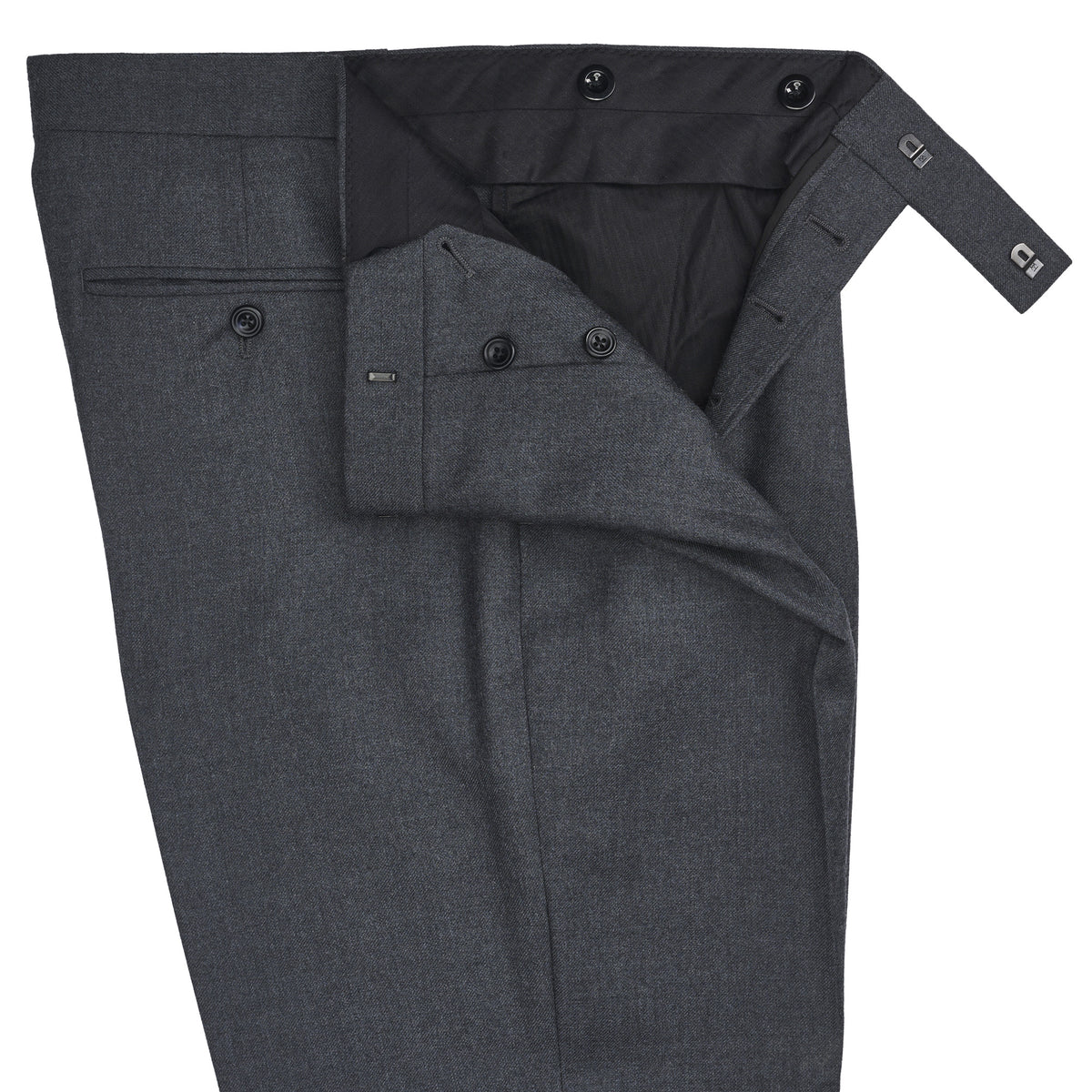Grey 11oz Three Button Twill Suit