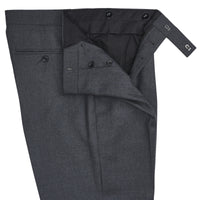 Grey 11oz Twill Suit Trousers