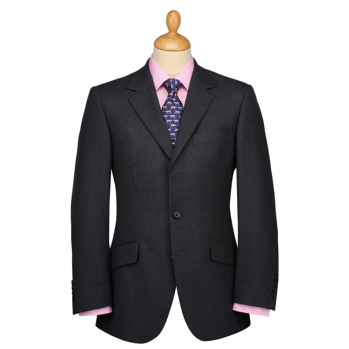 Gunmetal Grey 11oz Three Button Twill Suit