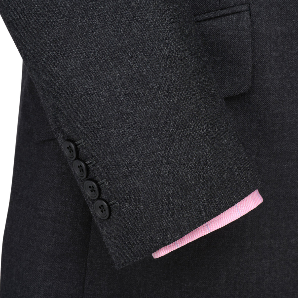 Gunmetal Grey 11oz Three Button Twill Suit