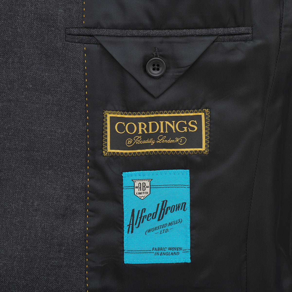 Gunmetal Grey 11oz Three Button Twill Suit