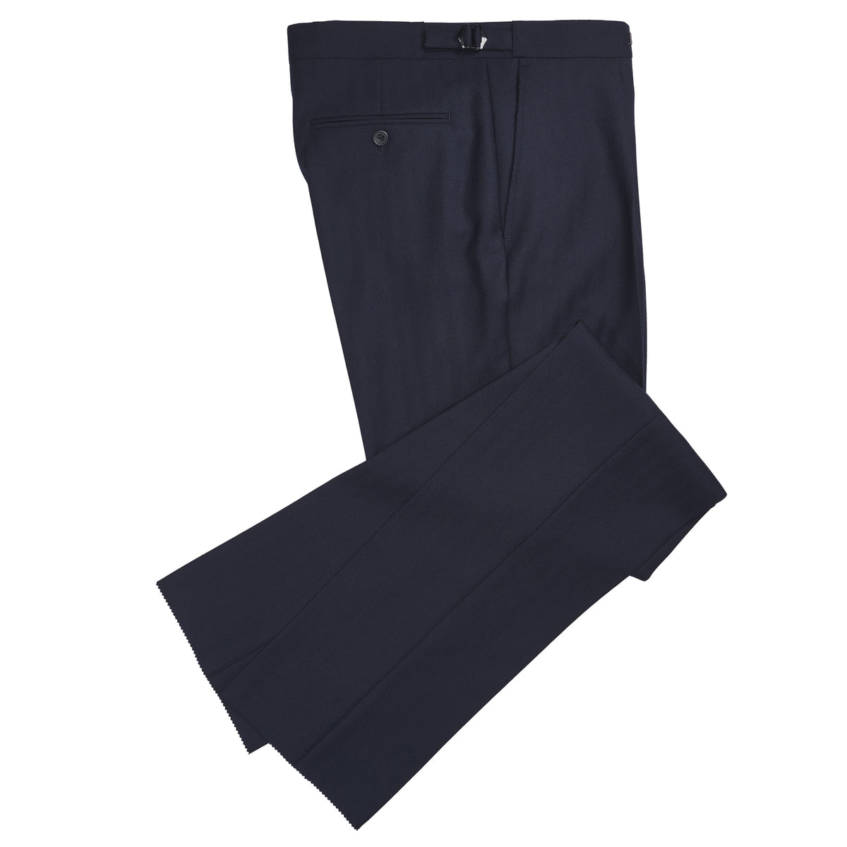Navy 11oz Two Button Herringbone Suit