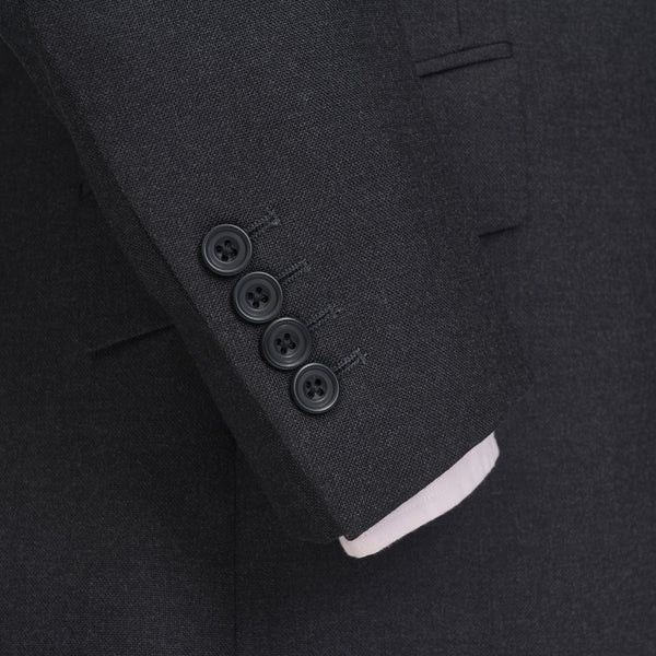 Grey Charcoal 11oz Two Button Travel Suit