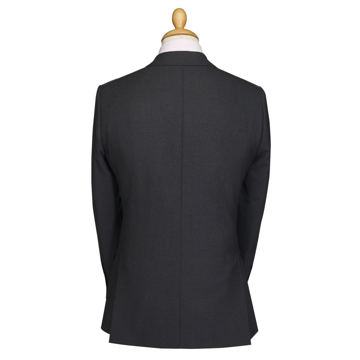 Grey Charcoal 11oz Two Button Travel Suit