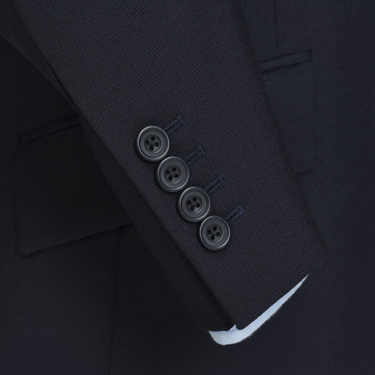 Navy 11oz Two Button Travel Suit