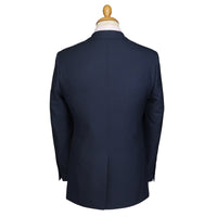 Navy 10oz Three Button Sharkskin Suit