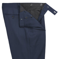 Navy 10oz Three Button Sharkskin Suit