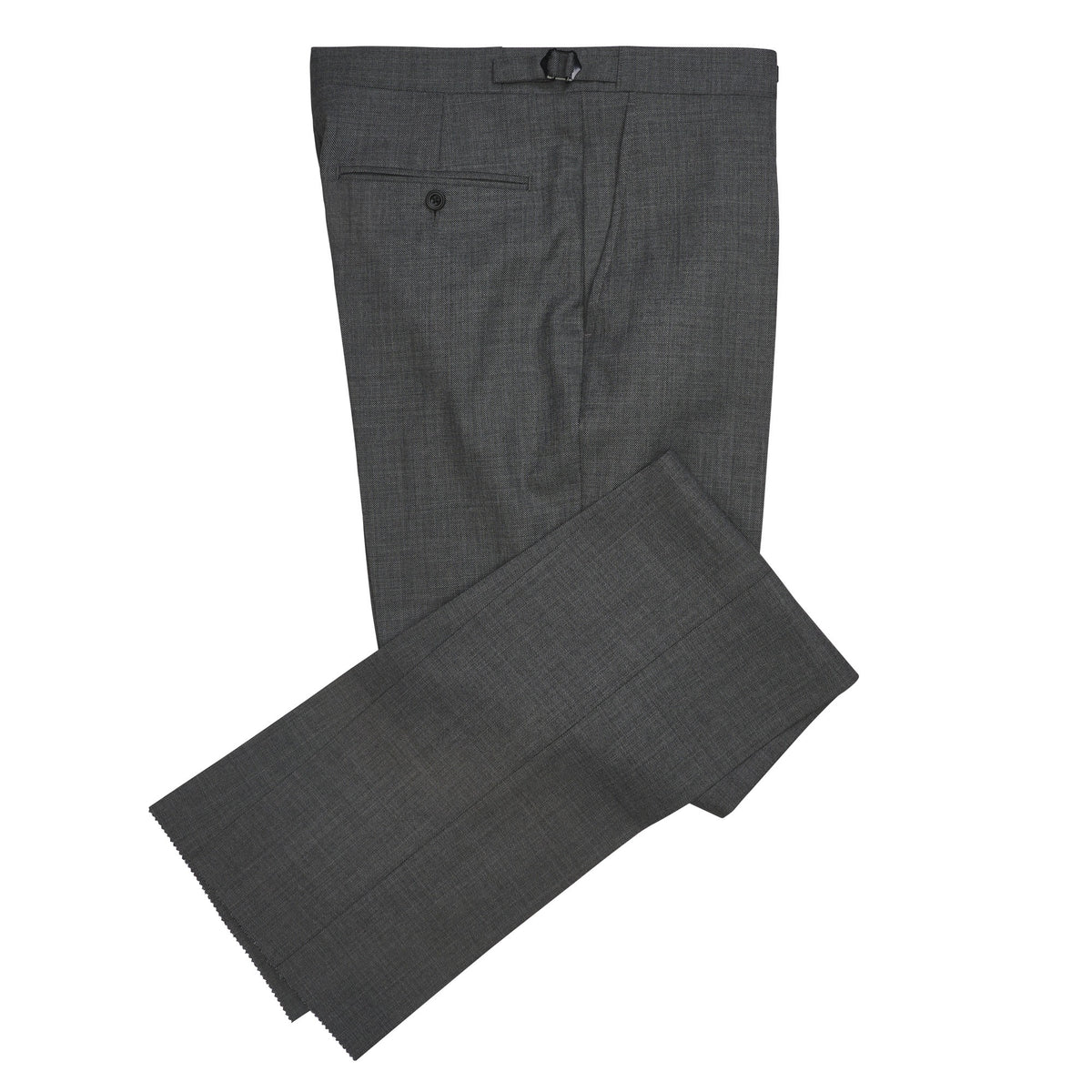Charcoal 10oz Double Breasted Sharkskin Suit