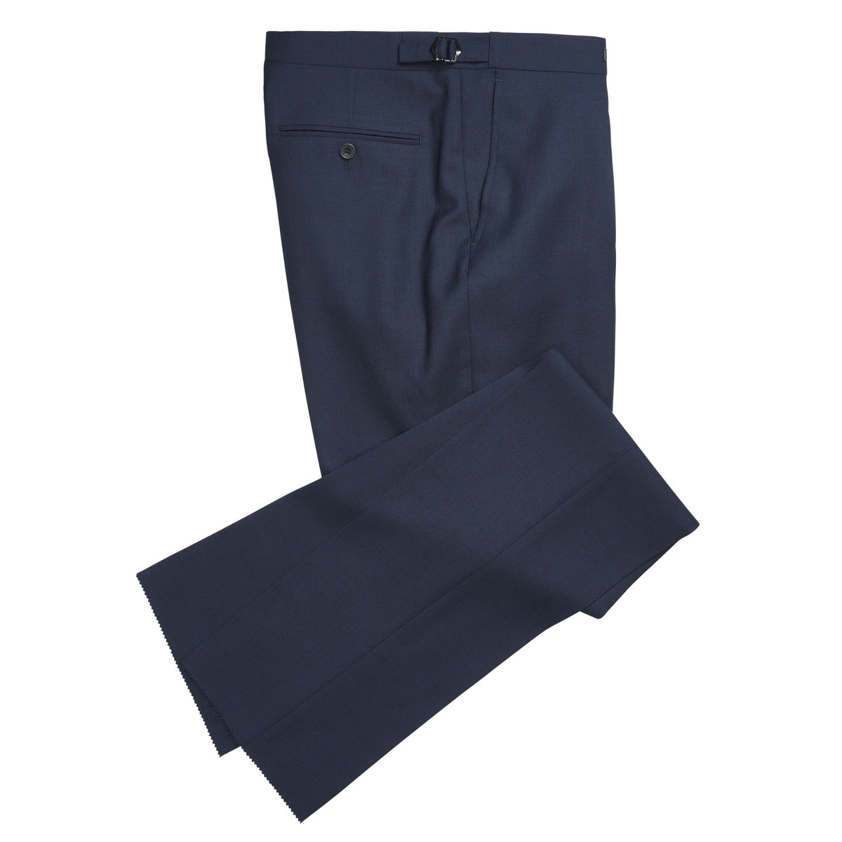 Navy 10oz Double Breasted Sharkskin Suit