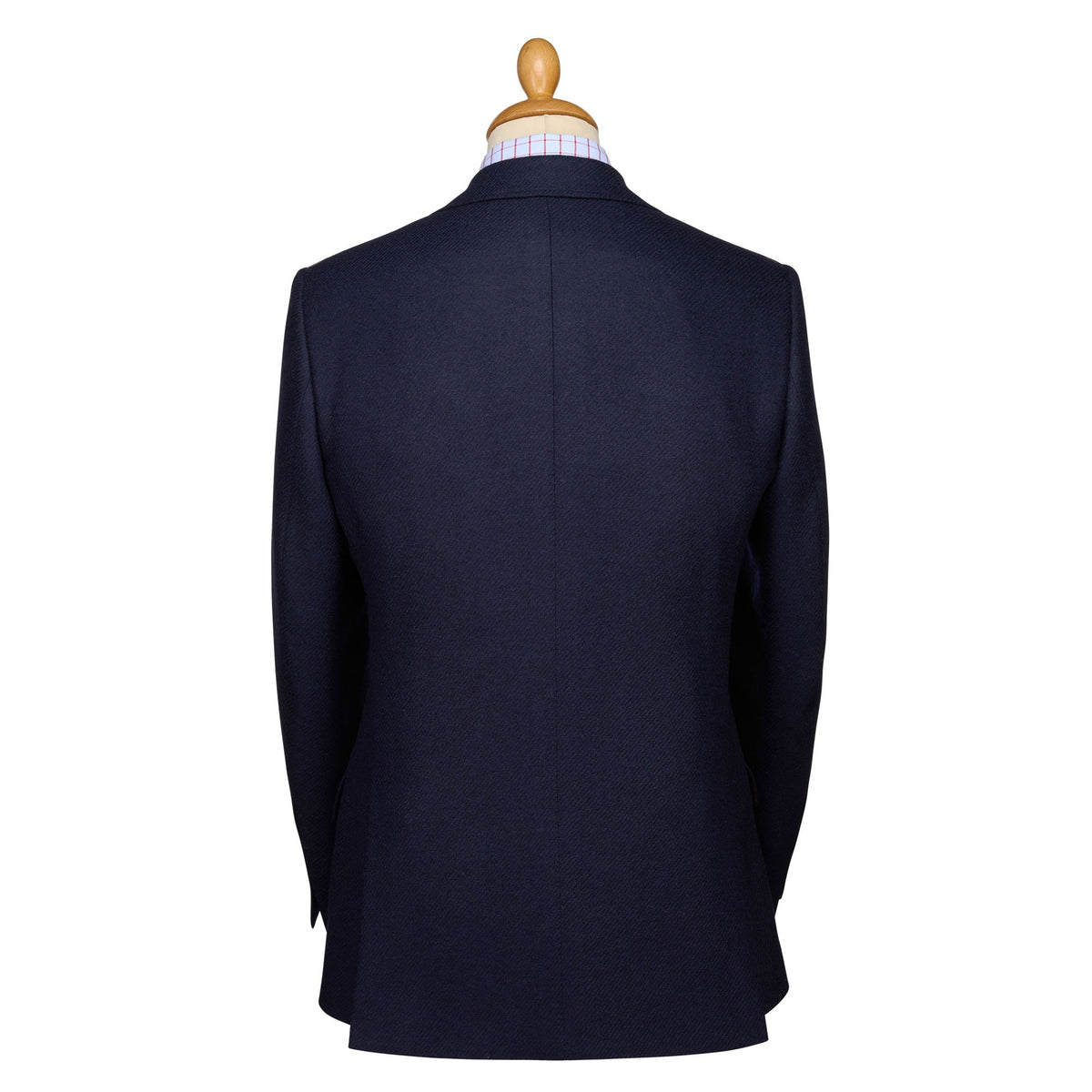 Navy 13oz Three Button Shetland Twill Suit