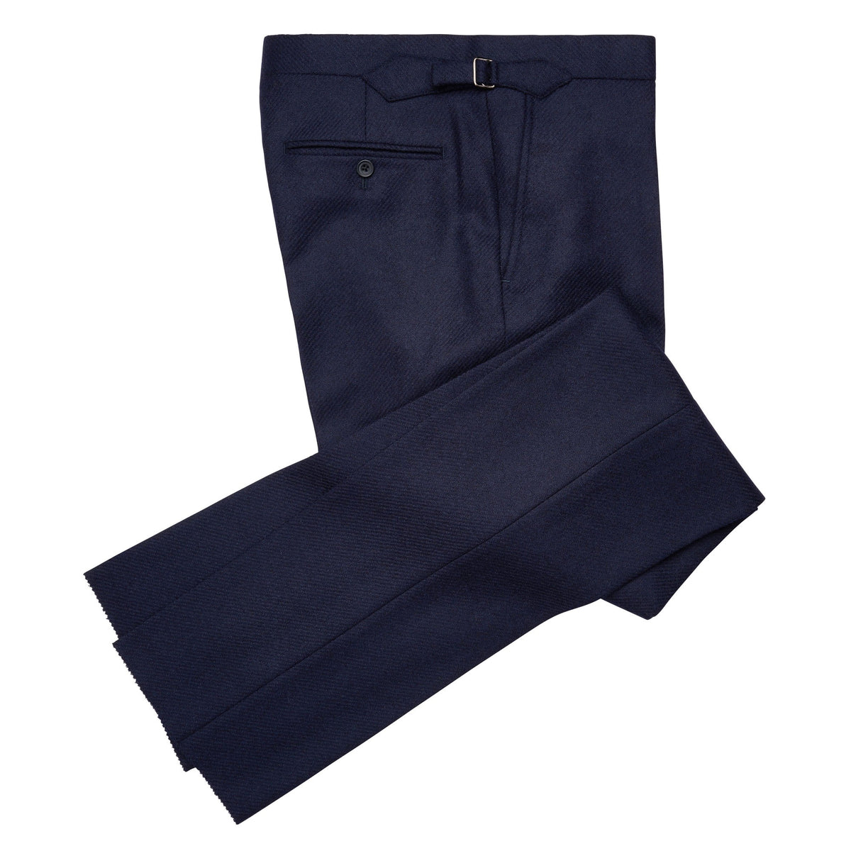 Navy 13oz Three Button Shetland Twill Suit