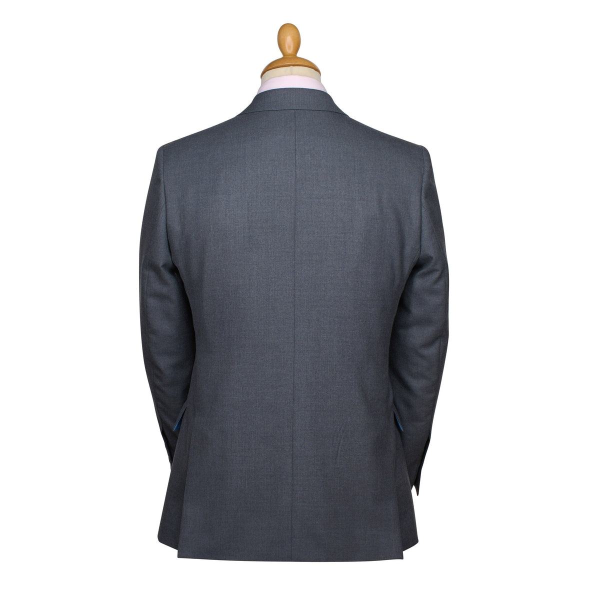 Grey 8oz Double Breasted Worsted Flannel Suit