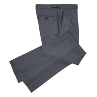 Grey 8oz Double Breasted Worsted Flannel Suit