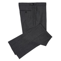 Grey 10oz Three Button Chalk Stripe Suit