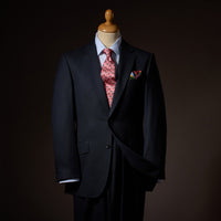 Navy 11oz Two Button Birdseye Suit