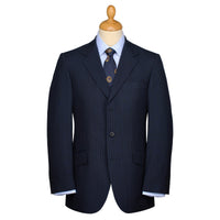 Navy 10oz Charles Pinstripe Three Button Suit