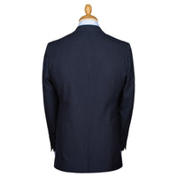 Navy 10oz Charles Pinstripe Three Button Suit
