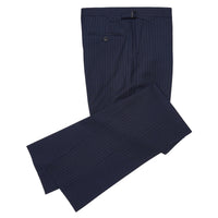 Navy 10oz Charles Pinstripe Three Button Suit