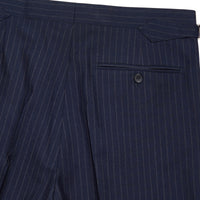 Navy 10oz Charles Pinstripe Three Button Suit