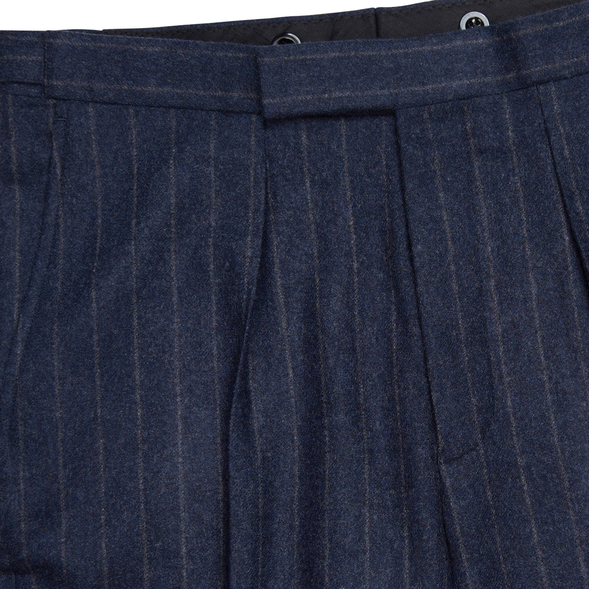 Navy 12oz Double Breasted Chalk Stripe Suit