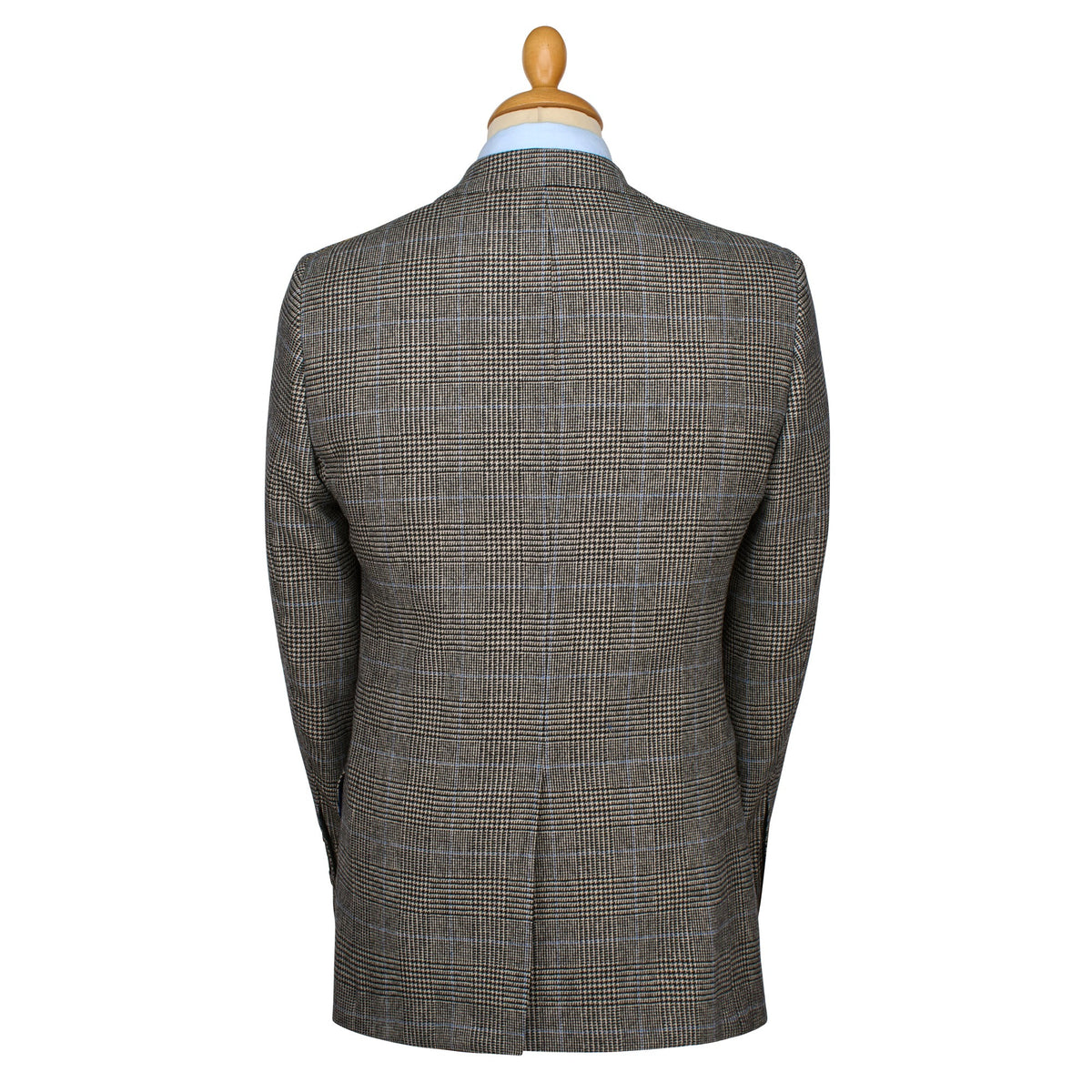 Grey 13oz Prince Of Wales Three Button Suit