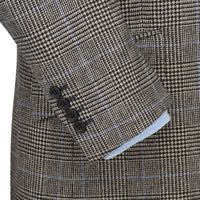 Grey 13oz Prince Of Wales Three Button Suit