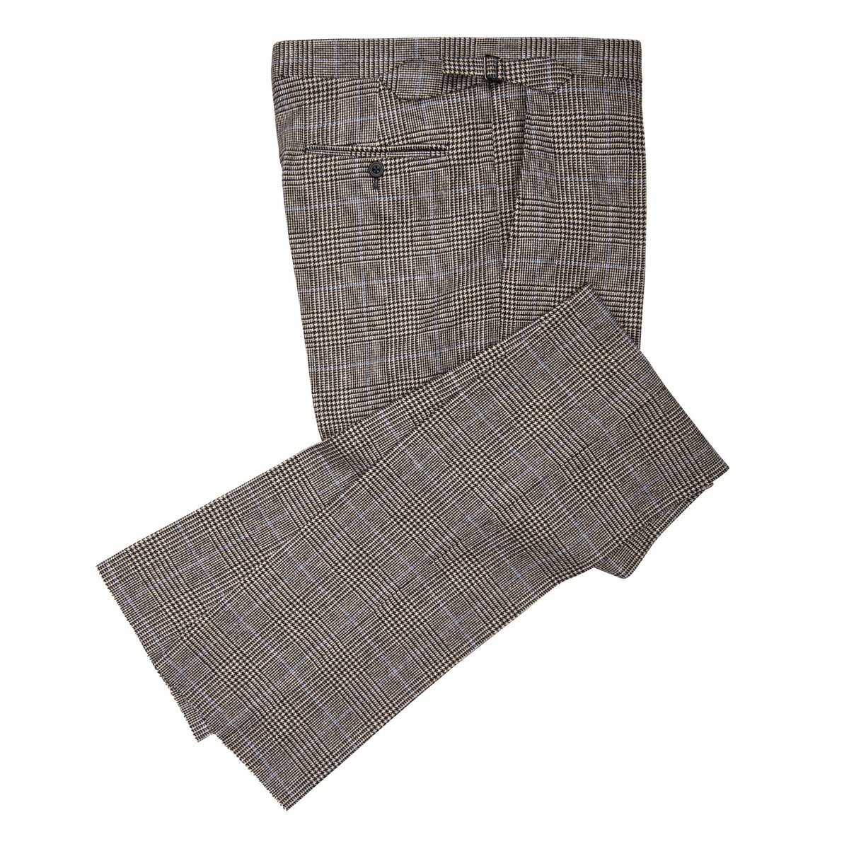 Grey 13oz Prince Of Wales Three Button Suit