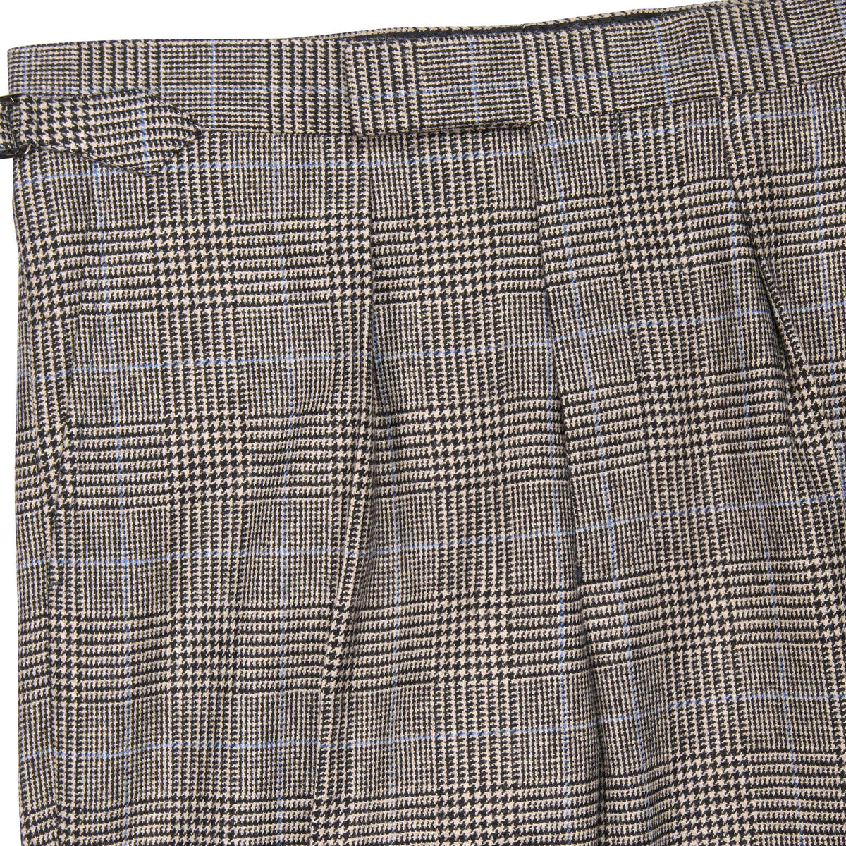 Grey 13oz Prince Of Wales Three Button Suit