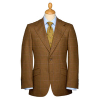 Brown 14oz Tweed Three-Roll-Two Suit