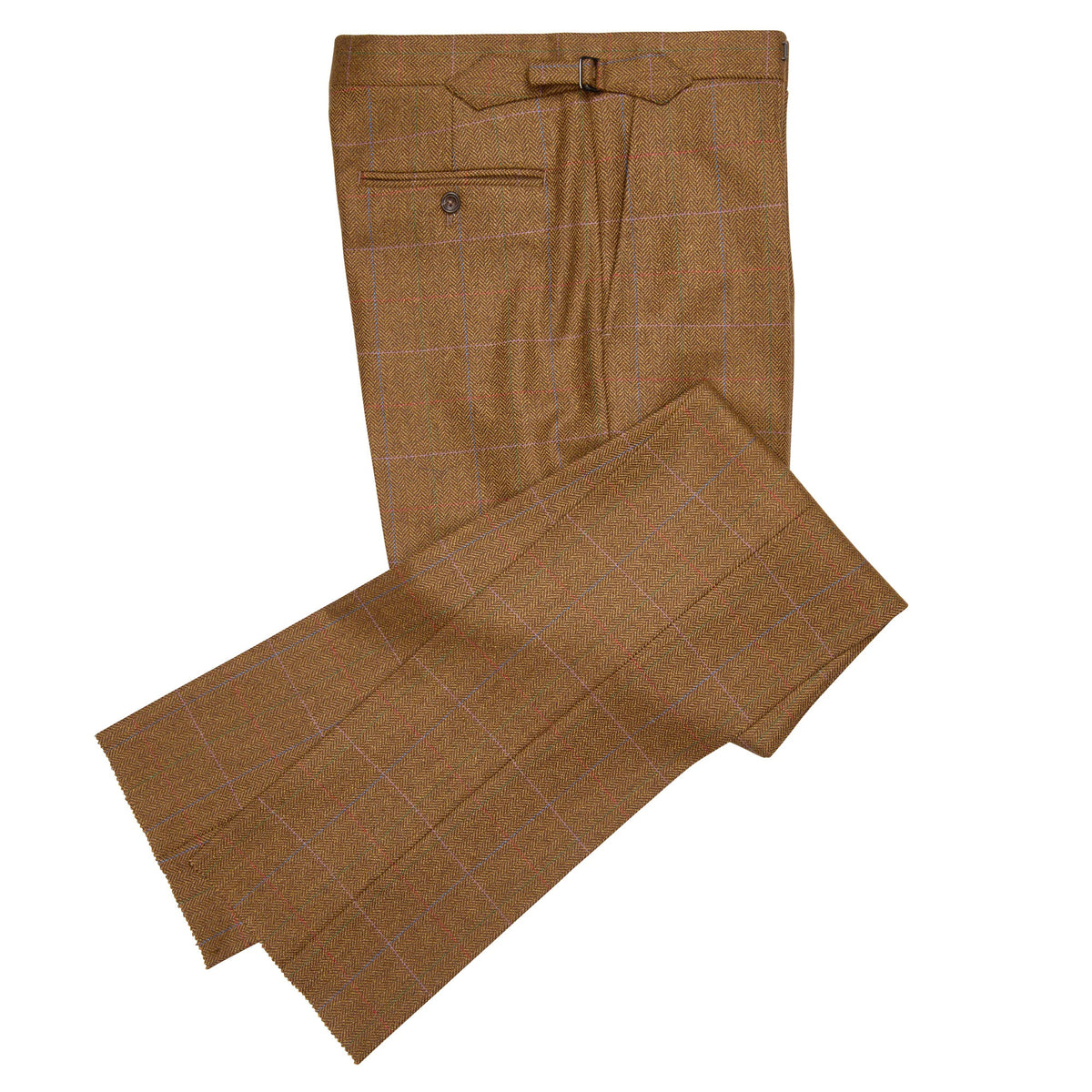 Brown 14oz Tweed Three-Roll-Two Suit