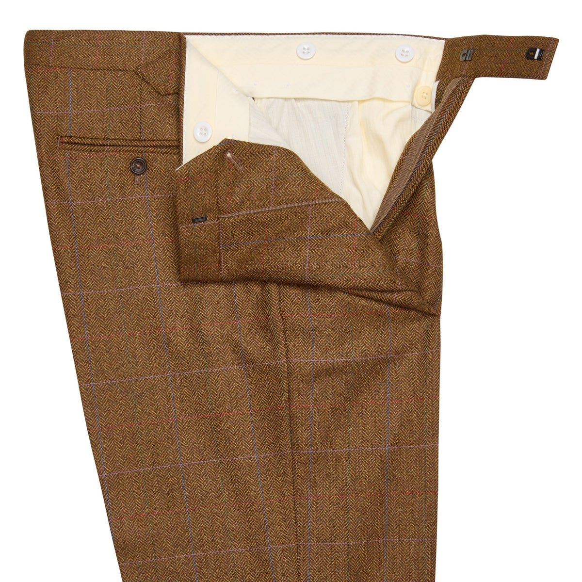 Brown 14oz Tweed Three-Roll-Two Suit