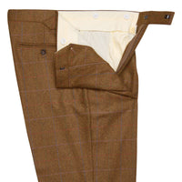 Brown 14oz Tweed Three-Roll-Two Suit