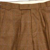 Brown 14oz Tweed Three-Roll-Two Suit