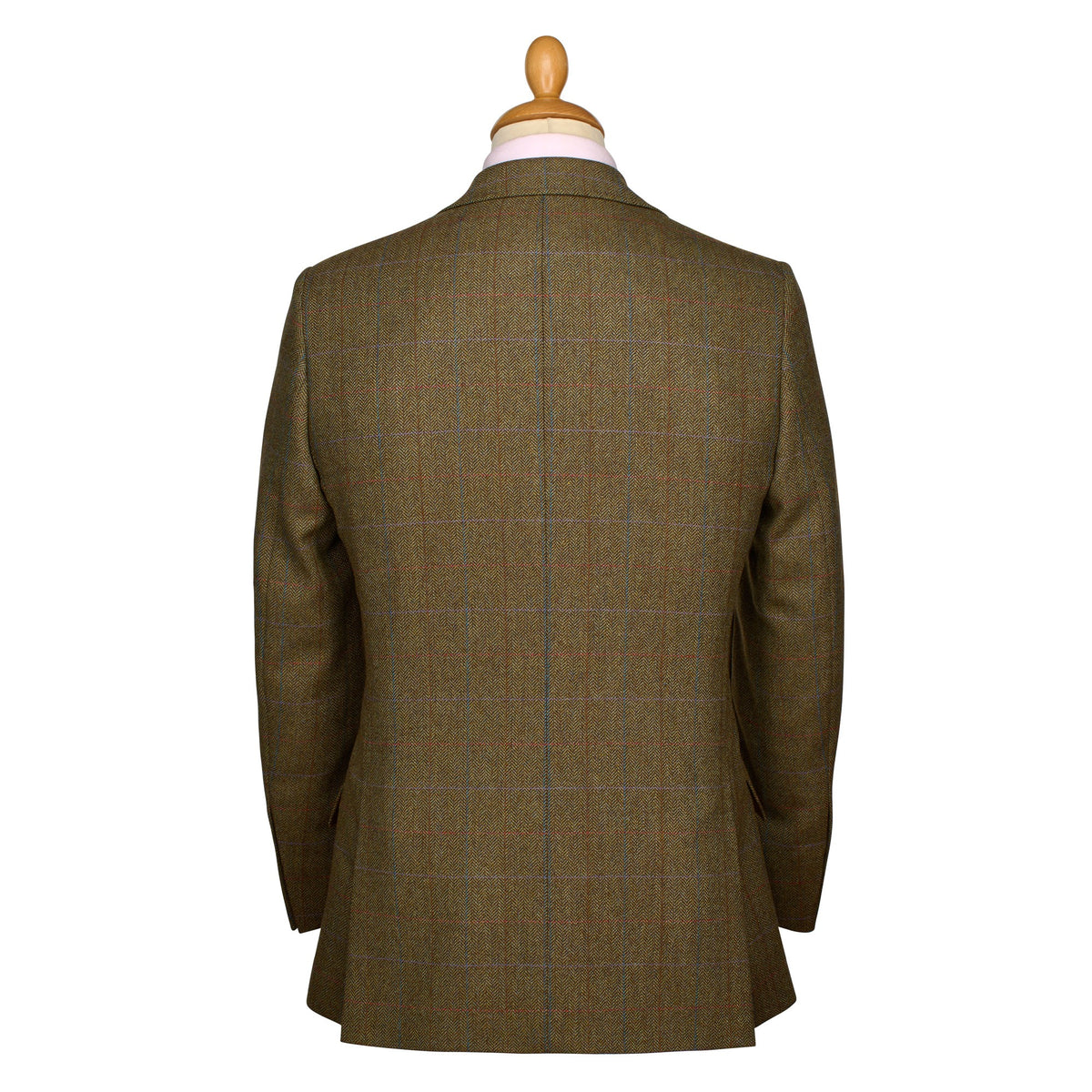 Green 14oz Tweed Three-Roll-Two Suit