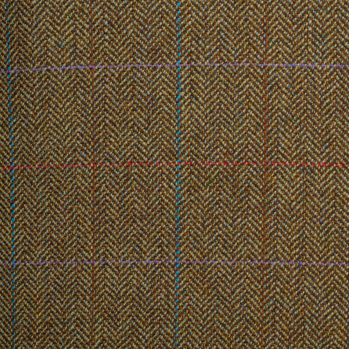 Green 14oz Tweed Three-Roll-Two Suit
