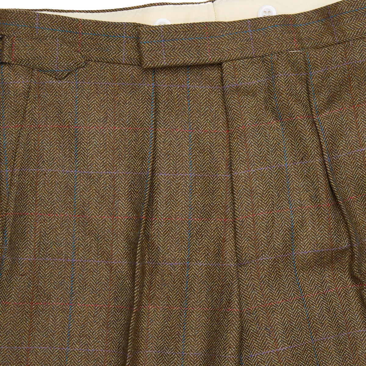 Green 14oz Tweed Three-Roll-Two Suit