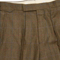 Green 14oz Tweed Three-Roll-Two Suit
